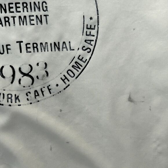 Vintage 80s NW Bellevue Terminal Jacket Windbreaker Railroad Train Gray L Large - Picture 10 of 16